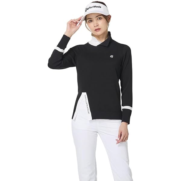 【テーラーメイド】 美品　TAYLOR MADE セーター　Ｍ　ブラック TaylorMade（テーラーメイド）の「【別注】＜TaylorMade×UNITED